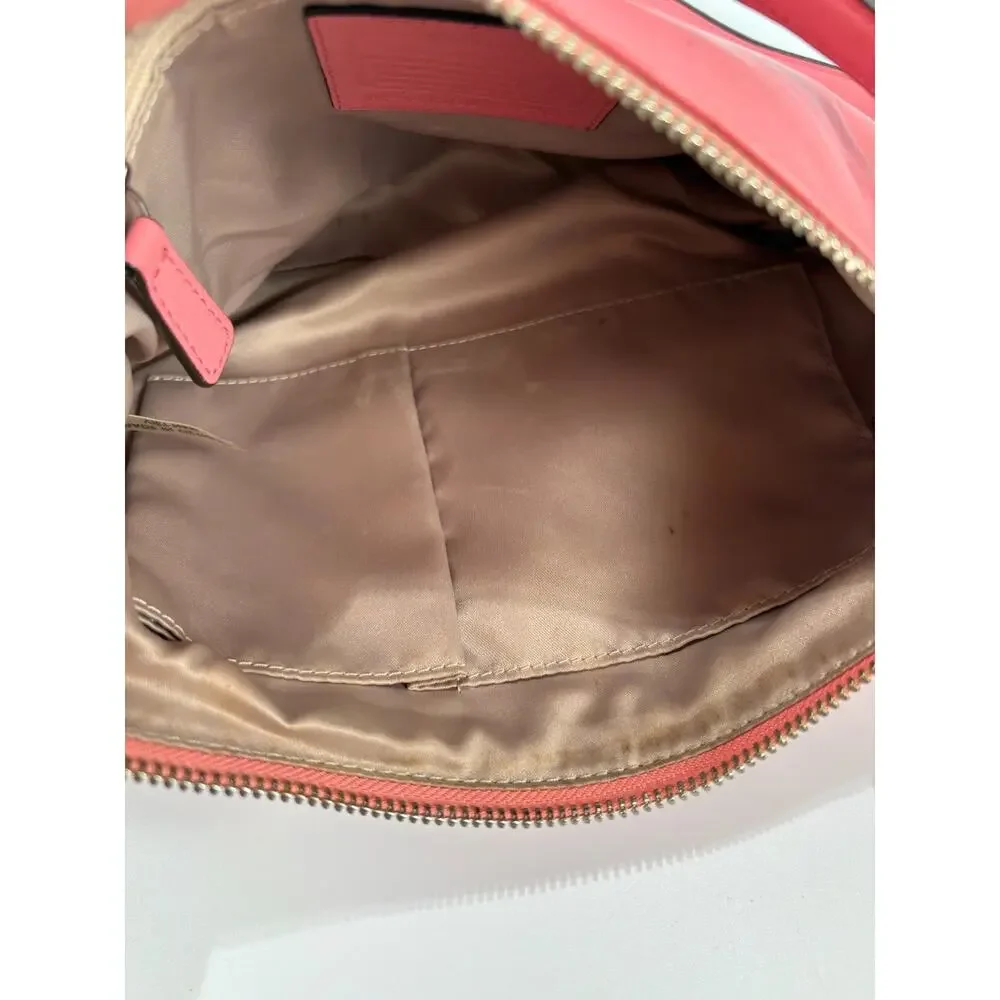 VTG Coach Kristin Leather Crossbody Bag Pink Shoulder Bag Hobo Purse Zip F22308